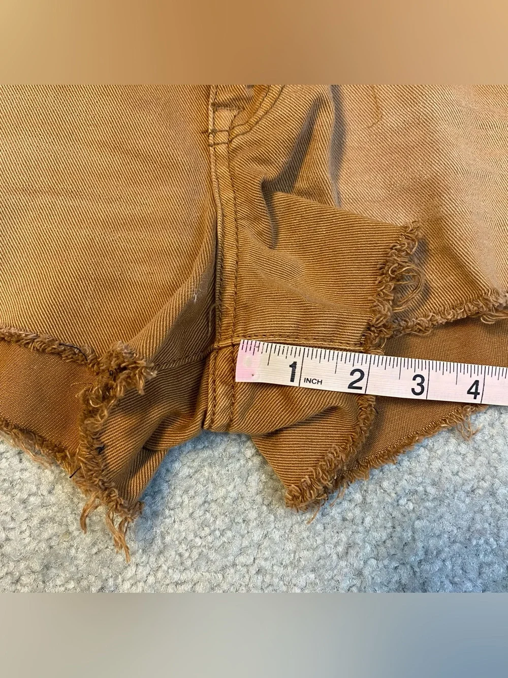 Free People NWT Burnt Orange Distressed Denim Jeans Womens 28
